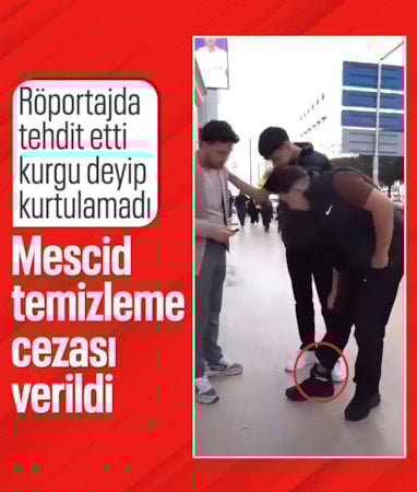 Adana'da sosyal medyada etkileşim için 'kurgu' içerik paylaştı: Mescid temizleme cezası verildi