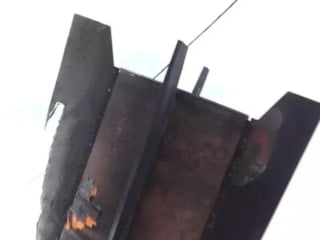 İran'ın İsrail'e yönelik misilleme saldırısında düşen balistik füze