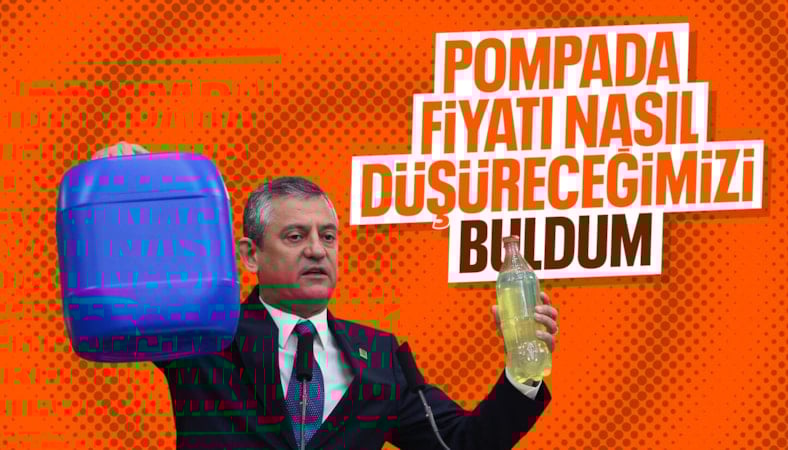 Özgür Özel, akaryakıt fiyatlarının düşmesi için öneride bulundu