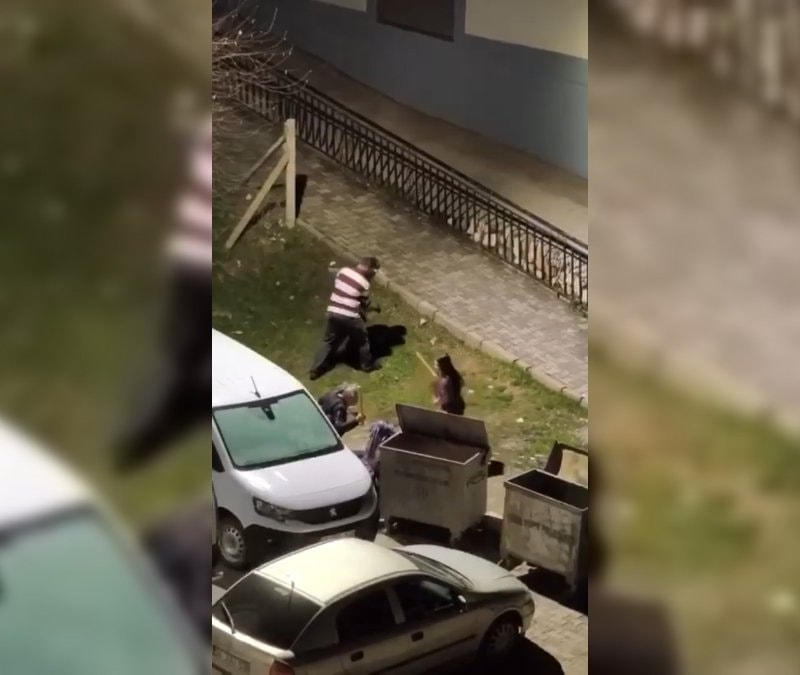 Malatya'da eski eşiyle tartıştı, dayak yedi