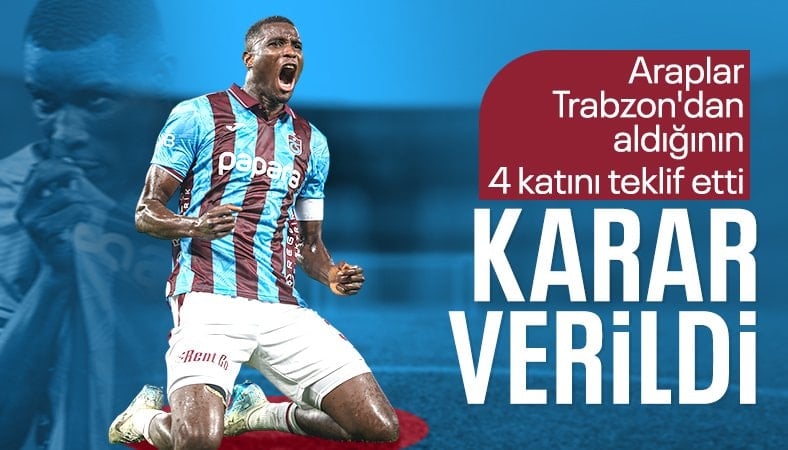 Trabzonspor'da Paul Onuachu kararı