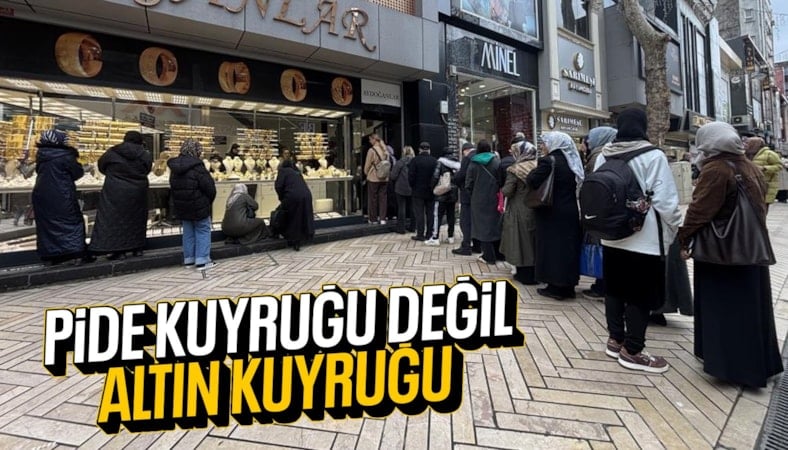Altın fiyatları düşünce kuyruklar uzadı: Kocaeli'de kuyumcular doldu taştı