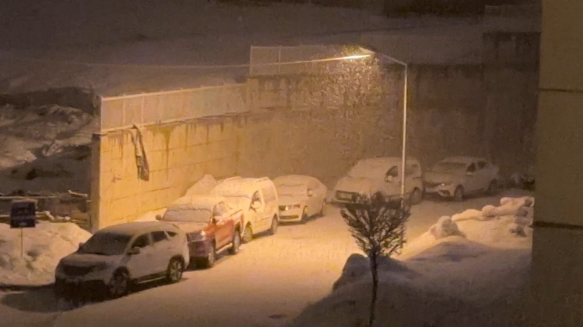 Hakkari'de kar yağışı etkili oldu