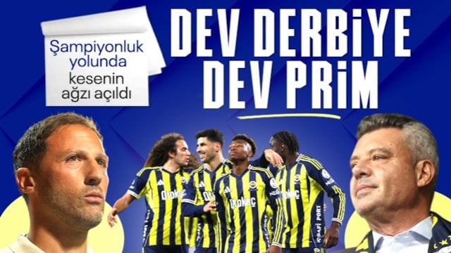 Fenerbahçe'den Beşiktaş derbisi için prim kararı