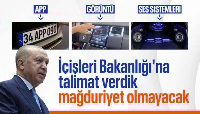 Cumhurbaşkanı Erdoğan'dan APP plaka açıklaması: Mağduriyet oluşmayacak