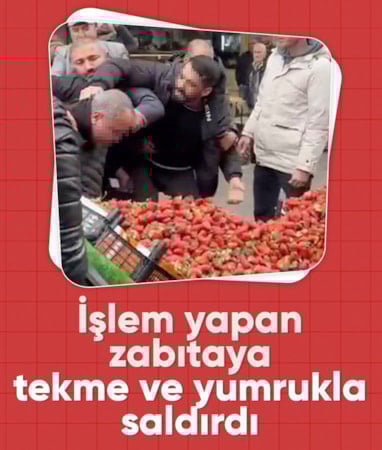 Sakarya’da seyyar satıcı, zabıtaya saldırdı