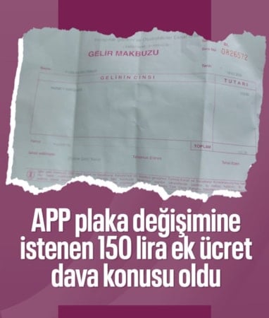 Konya’da ‘APP’ plakası krizi: 150 TL ek ücret davalık oldu