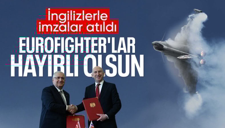 MSB açıkladı:  İngiltere ile Eurofighter Typhoon imzası