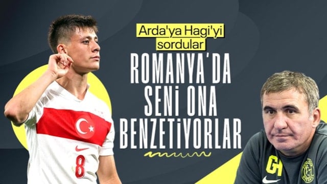 Arda Güler'e Rumen muhabirden Gheorghe Hagi sorusu