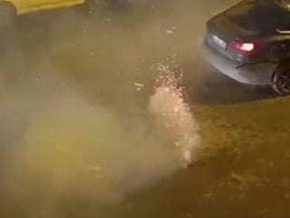 İstanbul'da havai fişekli kutlamada ortalık birbirine girdi: O anlar kamerada