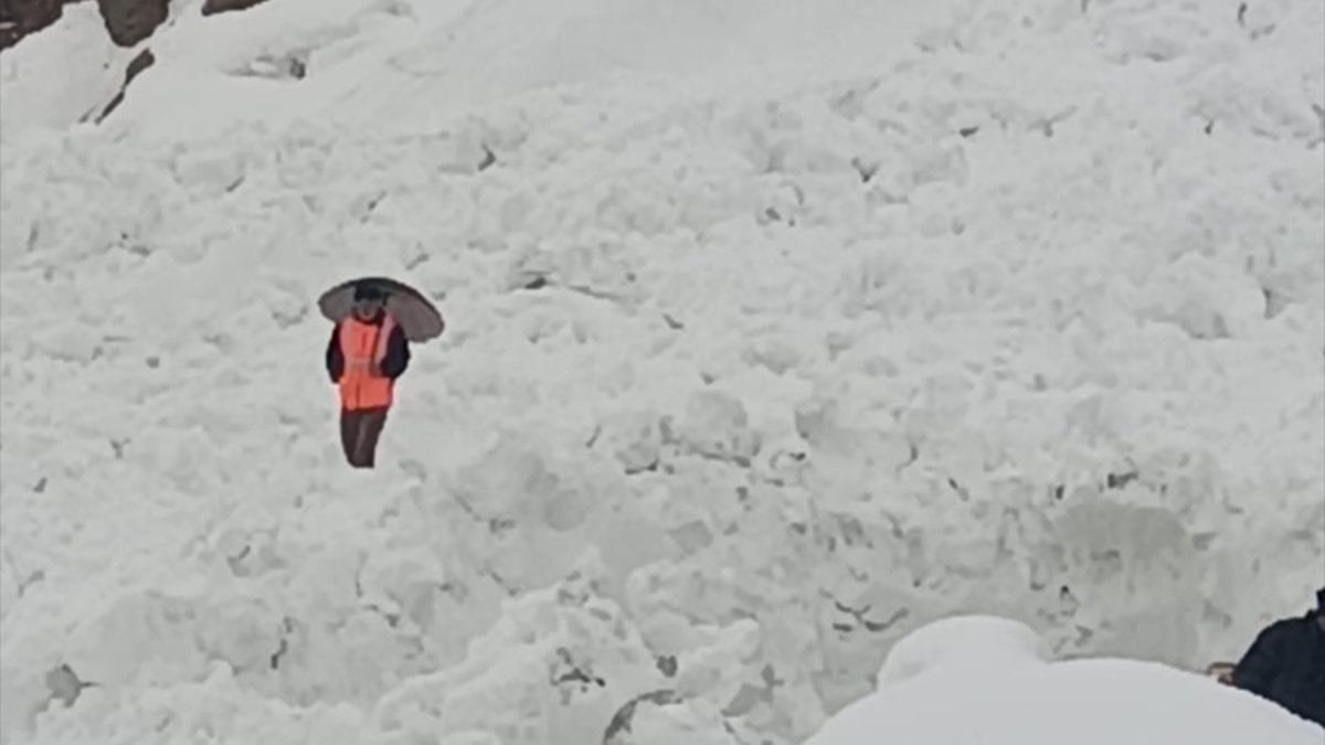 Şırnak-Hakkari kara yolunda çığ alarmı