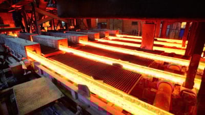 Dünya çelik üretimi Çin'deki düşüşe bağlı olarak azaldı