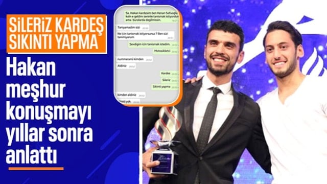 Hakan Çalhanoğlu yıllar sonra Kenan Sofuoğlu'yla olan yazışmasını anlattı