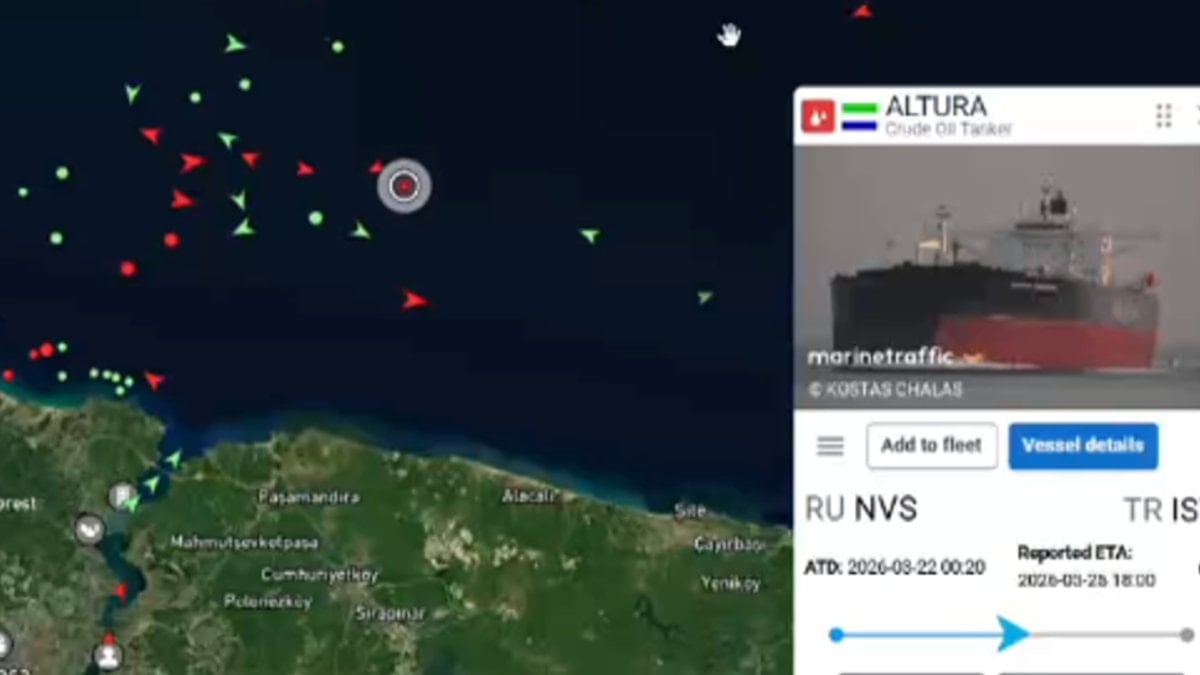 140 bin ton petrol yüklü Türk tankerine drone isabet etti
