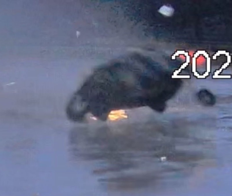 Edirne'de kontrolden çıkan otomobil defalarca takla attı