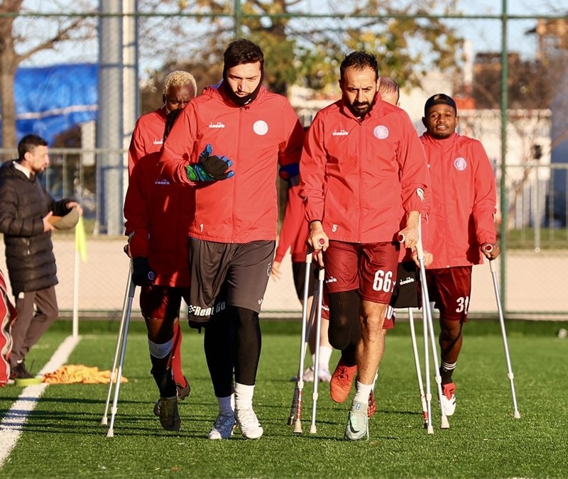 Trabzon Büyükşehir Belediyesi Ampute Futbol Takımı'nda hedef ilk 2