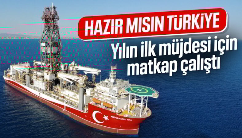 Abdülhamid Han gemisi Karadeniz'de sondaja başladı