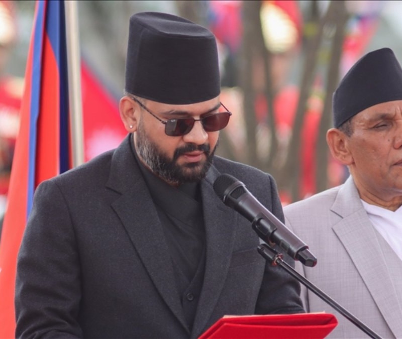 Nepal'de erken genel seçimleri kazanan 'Balen' yemin ederek başbakan oldu