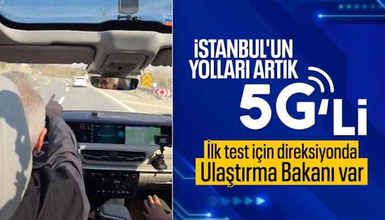 '5G destekli akıllı ulaşım sistemi İstanbul'da başladı'