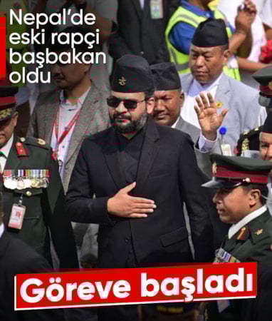 Nepal'de erken genel seçimleri kazanan 'Balen' yemin ederek başbakan oldu