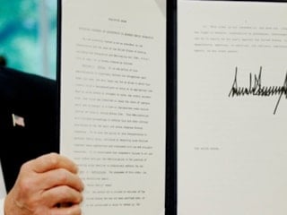 ABD'de bir ilk: Dolarda Trump imzası