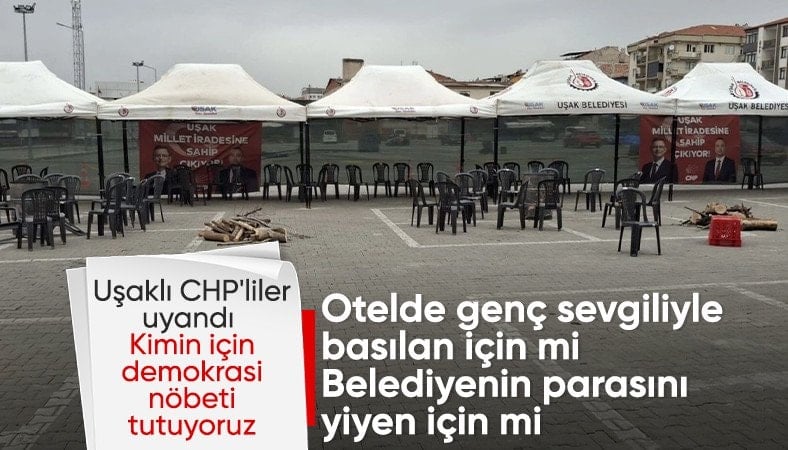 Özkan Yalım'a destek için kurulan çadır boş kaldı