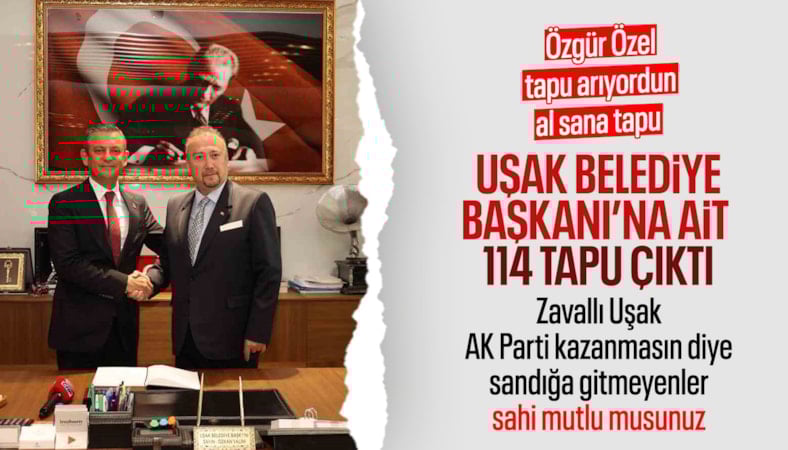 Uşak Belediye Başkanı Özkan Yalım'ın dudak uçuklatan mal varlığı: 34 araç, 114 taşınmaz