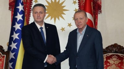 Cumhurbaşkanı Erdoğan, Bosna Hersek Devlet Başkanlığı Konseyi Başkanı ile görüştü