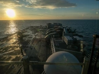 3 bin 500 deniz piyadesini taşıyan gemi Orta Doğu'ya ulaştı