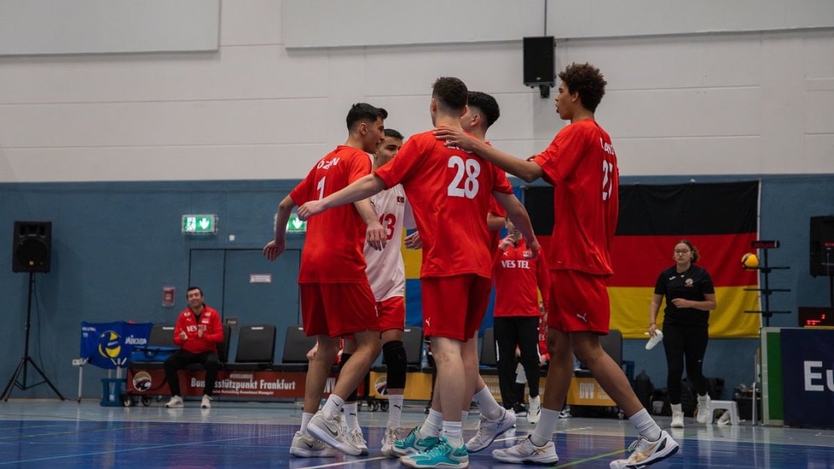 18 Yaş Altı Erkek Voleybol Milli Takımı, Almanya'ya yenildi