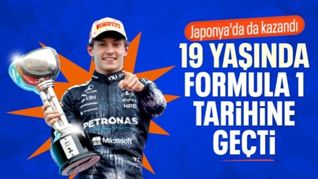 Kimi Antonelli'den Formula 1 tarihine geçen zafer!