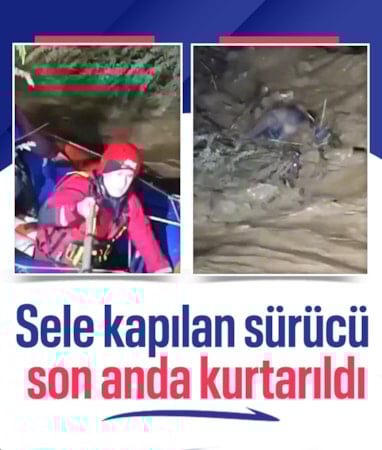 Aydın’da gece yarısı korku dolu anlar: Çaya düşen araçtaki sürücü kurtarıldı