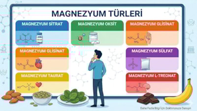 Magnezyum türleri ve etkileri: Hangi magnezyum ne için kullanılır
