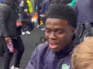 Christ Inao Oulai, Trabzonsporlu taraftarları görünce mutlu oldu