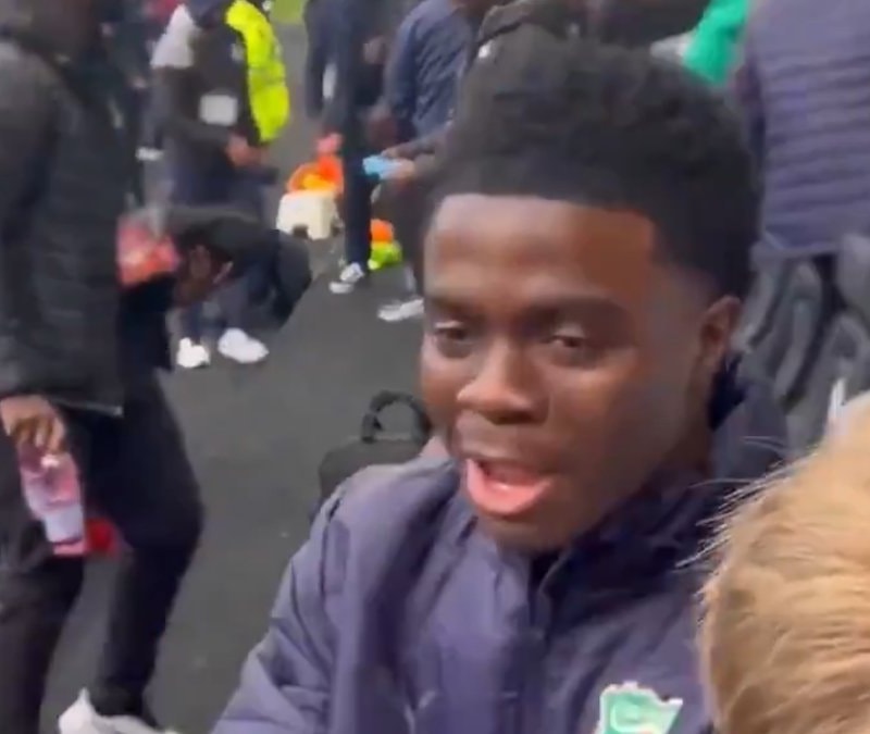 Christ Inao Oulai, Trabzonsporlu taraftarları görünce mutlu oldu