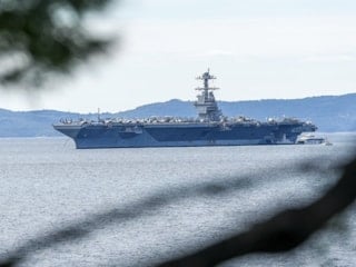 ABD'ye ait USS Gerald Ford uçak gemisi Hırvatistan'a geldi