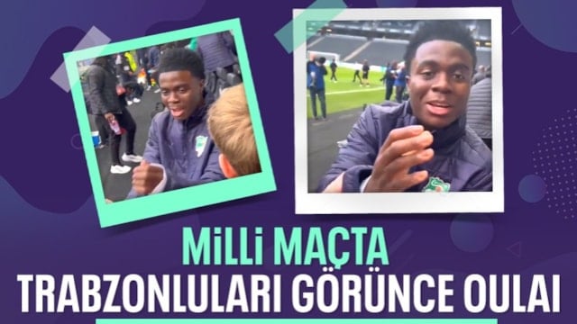 Christ Inao Oulai, Trabzonsporlu taraftarları görünce mutlu oldu