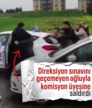 Silivri’de direksiyon sınavı kavgası: Baba ve oğul eğitmene saldırdı