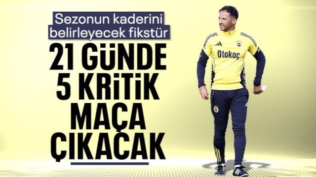 Nisan ayında 5 zorlu maç! Fenerbahçe'nin kritik fikstürü