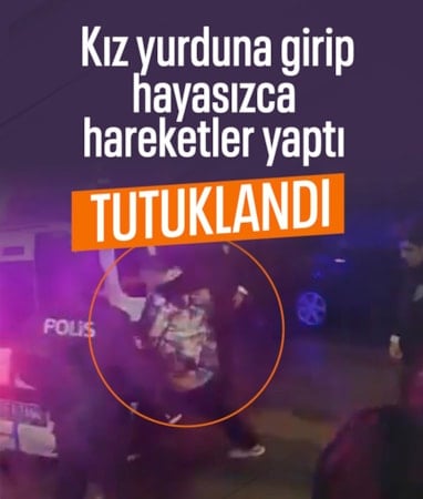 İzmir'de kız yurduna girip uygunsuz hareketler yapan şüpheli tutuklandı