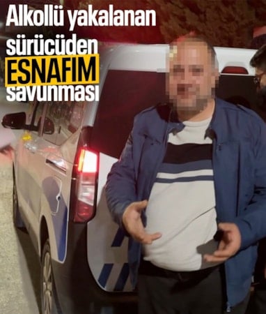 Aksaray'da alkollü sürücü "esnafım" diyerek cezadan kurtulmaya çalıştı