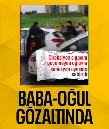 Silivri’de direksiyon sınavı kavgası: Baba ve oğul eğitmene saldırdı