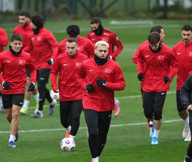 A Milli Takım'da Kosova maçı hazırlıkları devam ediyor