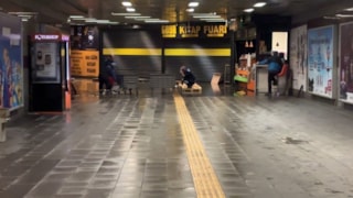 İstanbul Mecidiyeköy'de metro alt geçidini su bastı
