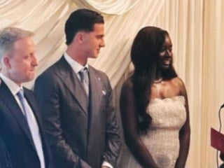 Bertuğ Yıldırım siyahi sevgilisi Portekizli Oriana Correia Gomes ile evlendi