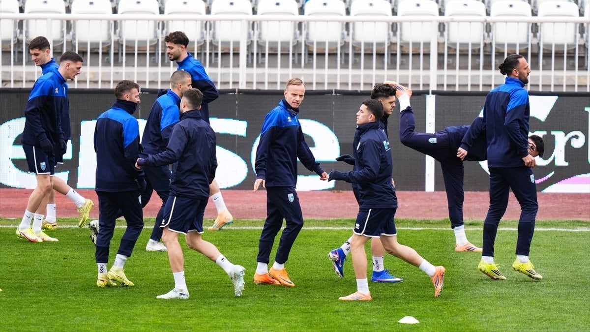 Kosova, Türkiye maçı hazırlıklarını tamamladı