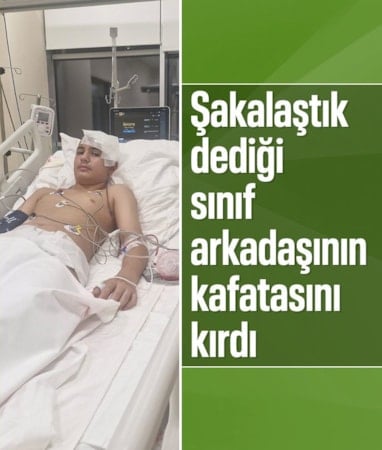 Konya'da sınıf arkadaşını taşla yaraladı