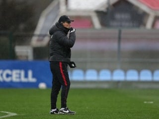 A Milli Futbol Takımı, Fadil Vokrri Stadı'nda yürüyüş yaptı