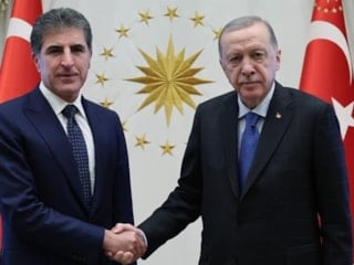 Cumhurbaşkanı Erdoğan, Neçirvan Barzani ile görüştü