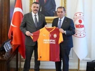 Galatasaray Başkanı Özbek'ten İçişleri Bakanı Çiftçi'ye ziyaret